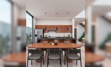 Casa con jardín y alberca privada, en venta, Mayakoba, Playa del Carmen.