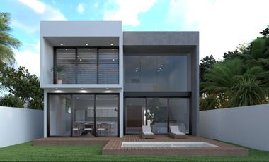 Casa con jardín y alberca privada, en venta, Mayakoba, Playa del Carmen.