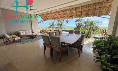 Hermosa casa con alberca privada y vista al campo de golf Tres Vidas