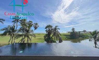 Hermosa casa con alberca privada y vista al campo de golf Tres Vidas