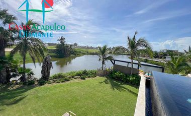 Hermosa casa con alberca privada y vista al campo de golf Tres Vidas