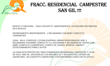 CASA EN SAN GIL CERRADA SANTA ELENA
