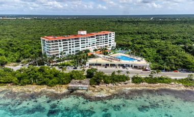 Departamento con vista al mar,  Alberca, en venta, Zona Hotelera Norte, Cozumel.