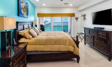 Departamento con vista al mar,  Alberca, en venta, Zona Hotelera Norte, Cozumel.