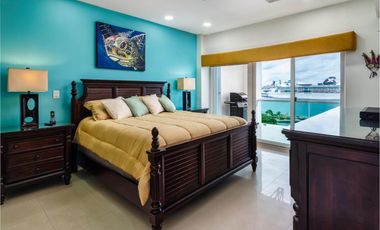 Departamento con vista al mar,  Alberca, en venta, Zona Hotelera Norte, Cozumel.