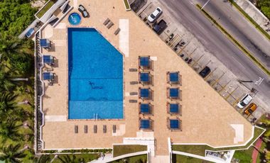 Departamento con vista al mar,  Alberca, en venta, Zona Hotelera Norte, Cozumel.