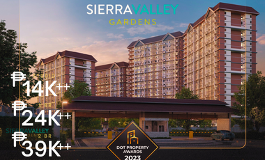 PRE SELLING Sierra Valley Gardens at Cainta Rizal