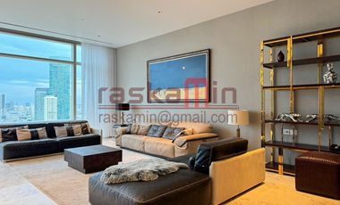 Ultra-Luxurious 4-Bedrooms, 4-Bathrooms Riverfront Residence at Four Seasons Private Residences Bangkok