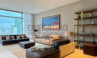 Ultra-Luxurious 4-Bedrooms, 4-Bathrooms Riverfront Residence at Four Seasons Private Residences Bangkok
