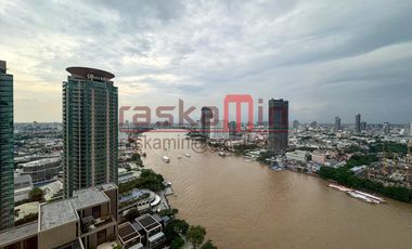 Ultra-Luxurious 4-Bedrooms, 4-Bathrooms Riverfront Residence at Four Seasons Private Residences Bangkok