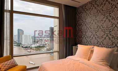 Ultra-Luxurious 4-Bedrooms, 4-Bathrooms Riverfront Residence at Four Seasons Private Residences Bangkok