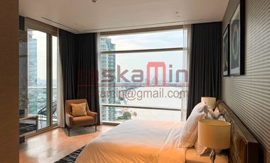 Ultra-Luxurious 4-Bedrooms, 4-Bathrooms Riverfront Residence at Four Seasons Private Residences Bangkok