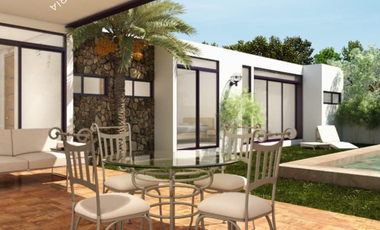Casa en venta de una o dos plantas lista con alberca lista entrega inmediata al Norte de Mérida