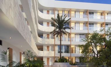 Loft con rooftop y alberca común en venta, Frente al Mar, Puerto Morelos