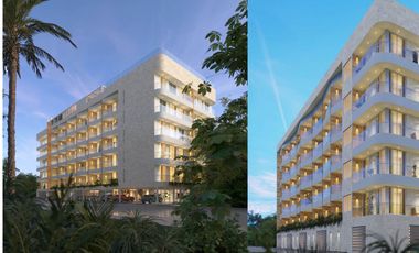Loft con rooftop y alberca común en venta, Frente al Mar, Puerto Morelos