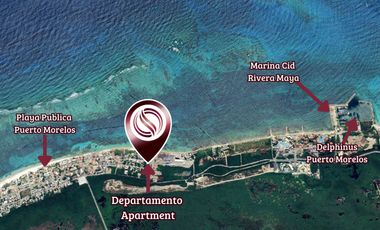 Loft con rooftop y alberca común en venta, Frente al Mar, Puerto Morelos