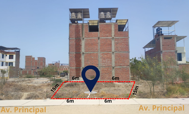 Venta de 2 terrenos juntos en Urb La Planicie III etapa