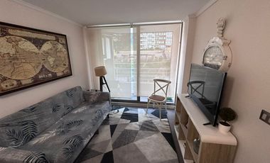Vendo departamento Amoblado en Sector San Roque, 1 dormitorio 1 baño, UF 1750.