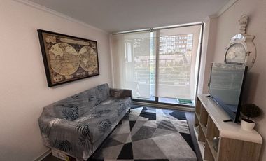 Vendo departamento Amoblado en Sector San Roque, 1 dormitorio 1 baño, UF 1750.