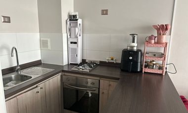 Vendo departamento Amoblado en Sector San Roque, 1 dormitorio 1 baño, UF 1750.