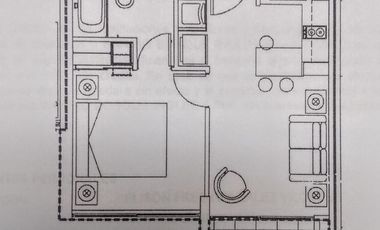 Vendo departamento Amoblado en Sector San Roque, 1 dormitorio 1 baño, UF 1750.