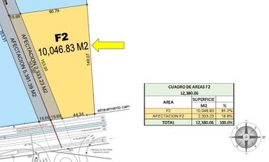 Predio en Libramiento Norponiente con uso de suelo industrial, comercial y de servicios
