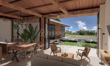 Tranquil Tropical Retreat: Fully Furnished 3-Bedroom Villa with Rice Field Views in Ubud, Bali – Ideal for Serene Living or Investment