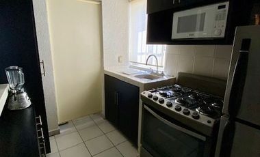 Rento Amplio Departamento Amueblado y Climatizado de 2 Recamaras, 1 estudio, 2 baños, cochera