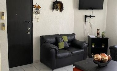 Rento Amplio Departamento Amueblado y Climatizado de 2 Recamaras, 1 estudio, 2 baños, cochera