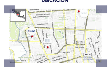 LOCALES EN VENTA AL NORTE DE LA CIUDAD, EN SAN JOSE DEL ARENAL, AGS