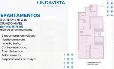 DEPARTAMENTOS EN VENTA AL SUR EN LINDAVISTA, AGUASCALIENTES