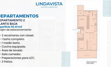 DEPARTAMENTOS EN VENTA AL SUR EN LINDAVISTA, AGUASCALIENTES