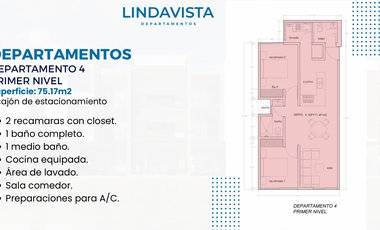 DEPARTAMENTOS EN VENTA AL SUR EN LINDAVISTA, AGUASCALIENTES