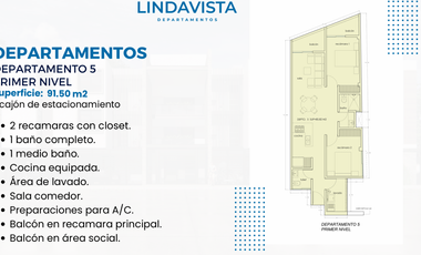 DEPARTAMENTOS EN VENTA AL SUR EN LINDAVISTA, AGUASCALIENTES