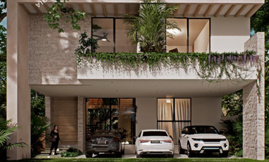 Casa en venta de 4 recamaras con alberca al Norte de Mérida en residencial Premium