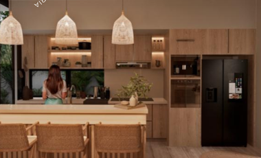 Casa en venta de 4 recamaras con alberca al Norte de Mérida en residencial Premium