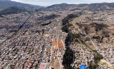 Terreno en venta sector San Vicente cerca de los patios de carro al occidente de la ciudad de Loja