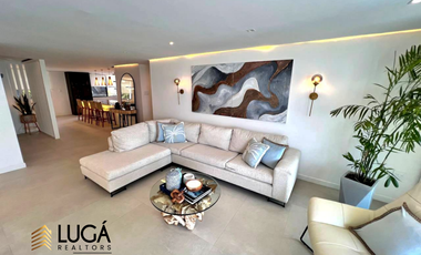 Departamento de lujo frente al mar en renta, 3 dormitorios amoblado, sector Barbasquillo, cerca a La Quadra Manta