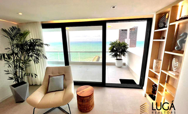 Departamento de lujo frente al mar en renta, 3 dormitorios amoblado, sector Barbasquillo, cerca a La Quadra Manta