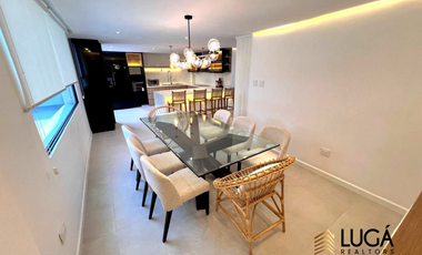 Departamento de lujo frente al mar en renta, 3 dormitorios amoblado, sector Barbasquillo, cerca a La Quadra Manta