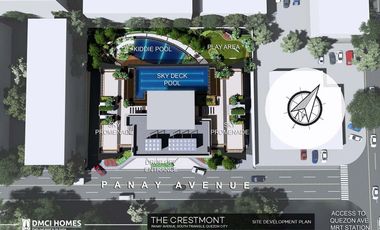 RUSH The Crestmont 1br Condo in Quezon City MRT Station Pet Friendly EDSA Panay Ave DMCI 33sqm