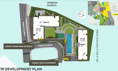 CONDO FOR SALE IN VERMOSA CAVITE NEAR De La Salle Santiago Zobel School  Ayala Malls Vermosa     Ayala Vermosa Sports Hub  The District Imus