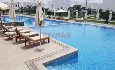 Vendo Departamento De Playa Con Piscina En Condominio Asia Azul