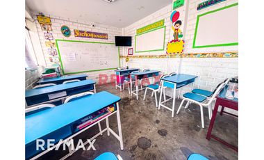 Vendo Amplio Local  AMOBLADO COMPLETO Para Colegio. Instituto Educativo , 3 Pisos , Ventanilla S/. 562,500.00 - $ 140,000.00