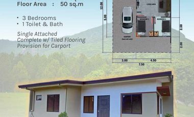 House and Lot for Sale in Palinpinon, Valencia