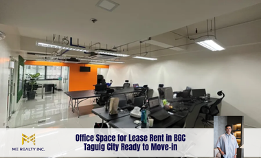 Office Space for Lease Rent in BGC Taguig City Ready to Move-in