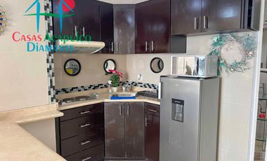 Loft en edificio de playa en la zona dorada de Acapulco. Con terraza y vista al mar