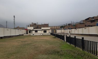 SE VENDE TERRENO COMERCIAL LURIGANCHO CHOSICA