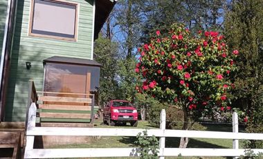 Pucón, hacia 2da. Faja, sector Molco en venta atractiva casa en parcela 5000m2