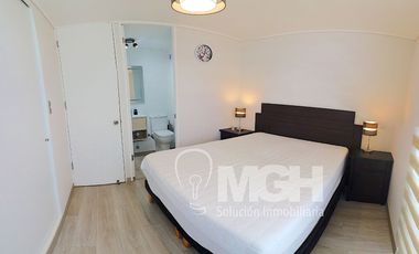 Hermoso departamento amoblado con vista al mar en el exclusivo Condominio Playa Paraíso, El Tabo